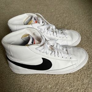 Nike Blazer Mid (All White Leather), Men's Size 10